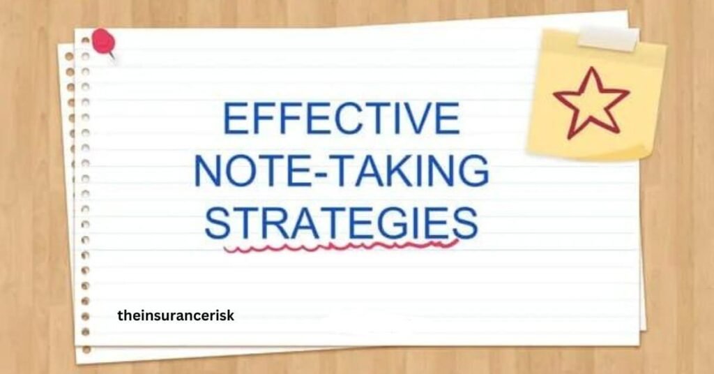 Note-Taking Strategies 